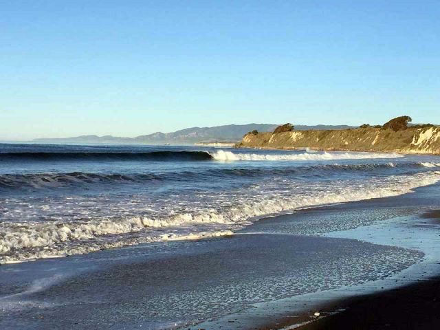Surf at Ellwood. Credit: Brian Wolf